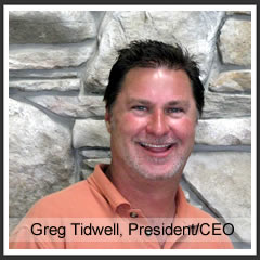 Greg Tidwell, President/CEO Tidwell Enterprises 